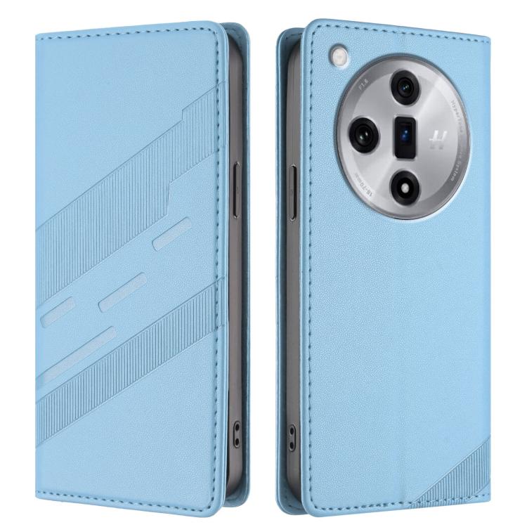 For OPPO Find X7 Embossed Multi-functional Wallet Retro Leather Phone Case