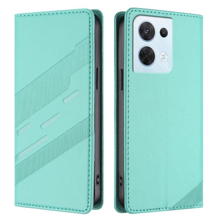 For OPPO Reno8 5G Embossed Multi-functional Wallet Retro Leather Phone Case