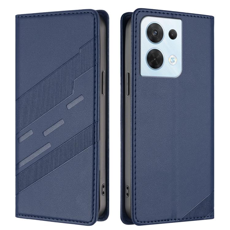 For OPPO Reno8 5G Embossed Multi-functional Wallet Retro Leather Phone Case