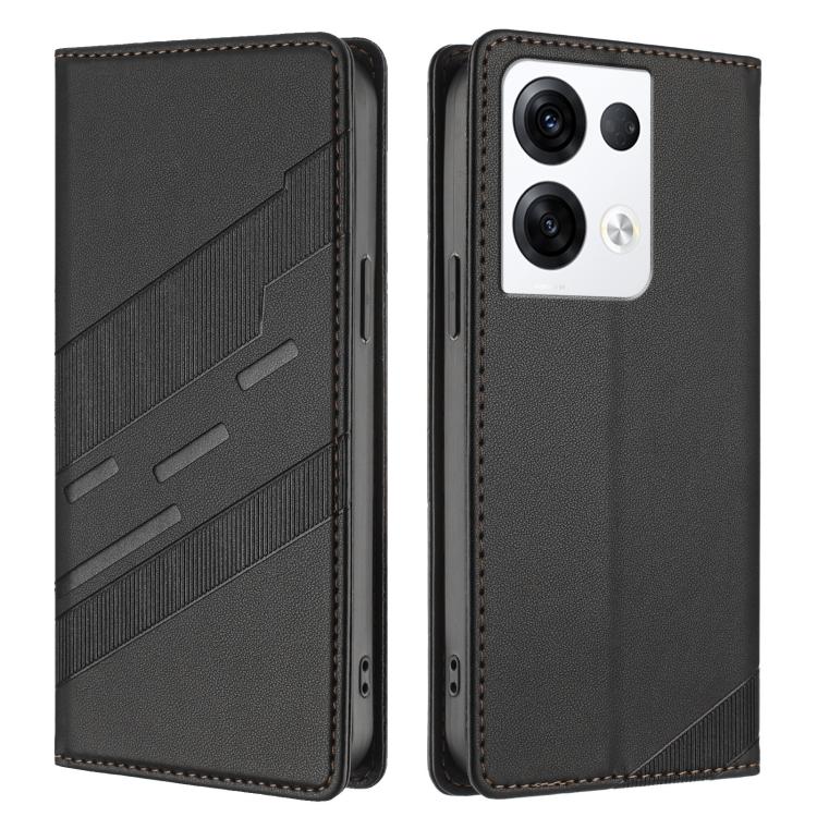 For OPPO Reno8 Pro+ Embossed Multi-functional Wallet Retro Leather Phone Case