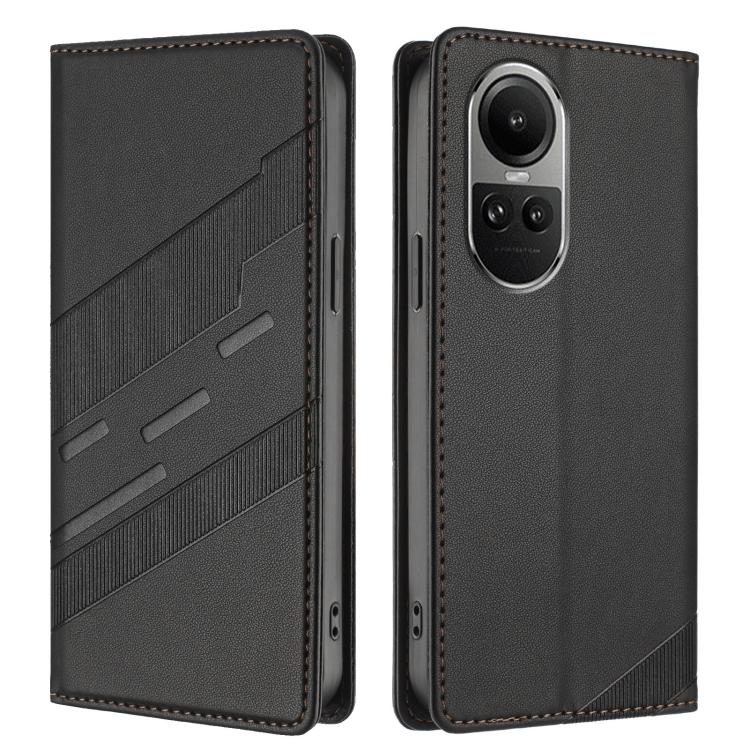 For OPPO Reno10 5G Embossed Multi-functional Wallet Retro Leather Phone Case