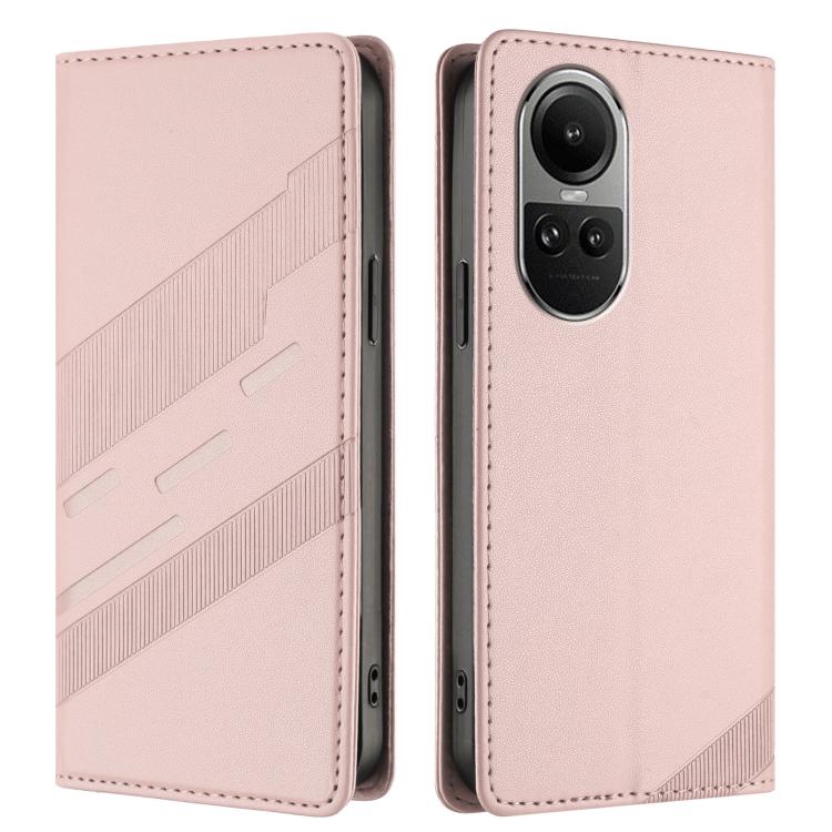 For OPPO Reno10 5G Embossed Multi-functional Wallet Retro Leather Phone Case