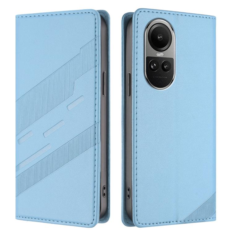 For OPPO Reno10 5G Embossed Multi-functional Wallet Retro Leather Phone Case