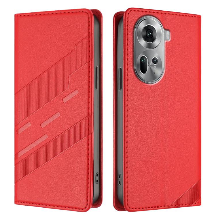 For OPPO Reno11 Global Embossed Multi-functional Wallet Retro Leather Phone Case