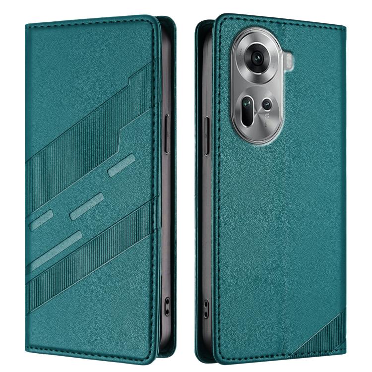 For OPPO Reno11 Global Embossed Multi-functional Wallet Retro Leather Phone Case