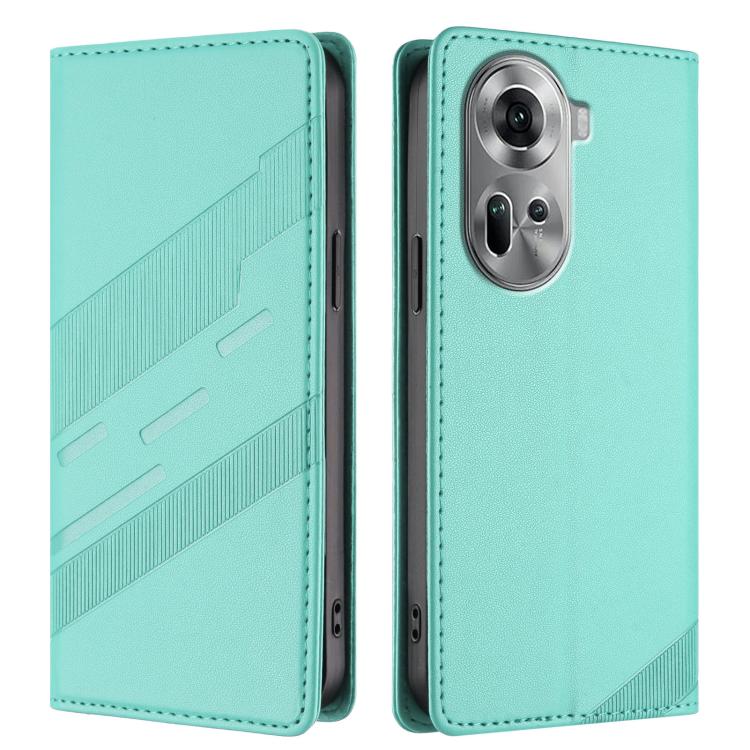 For OPPO Reno11 Global Embossed Multi-functional Wallet Retro Leather Phone Case