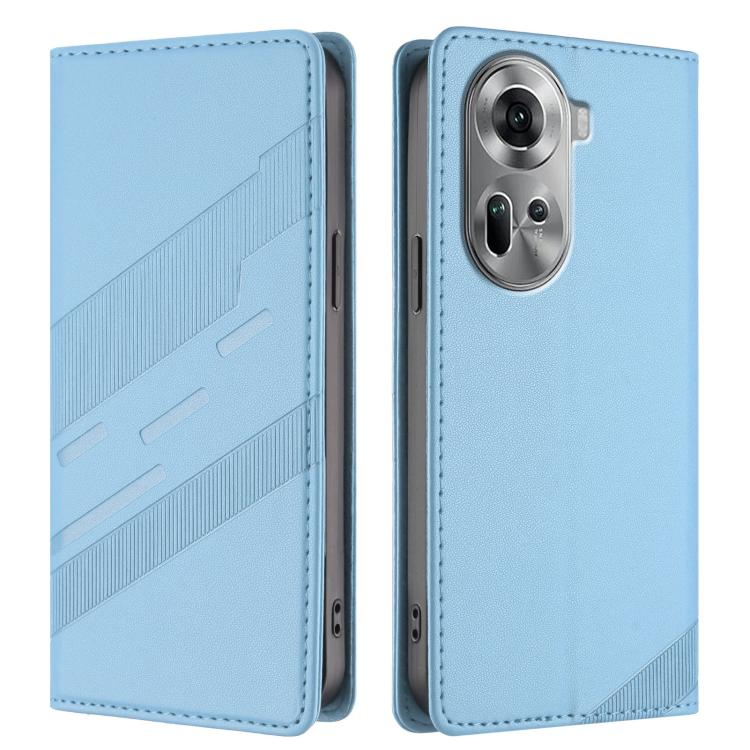 For OPPO Reno11 Global Embossed Multi-functional Wallet Retro Leather Phone Case