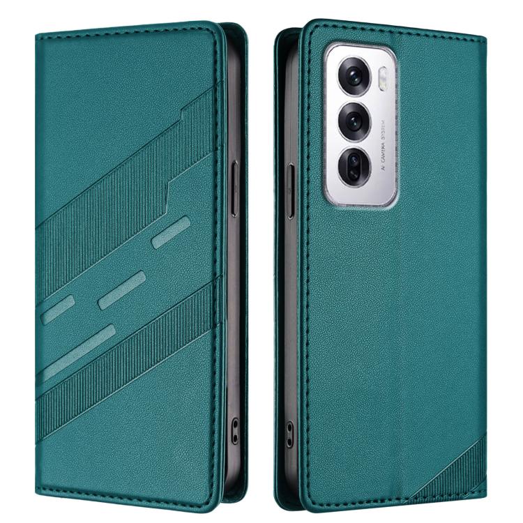 For OPPO Reno12 5G Embossed Multi-functional Wallet Retro Leather Phone Case