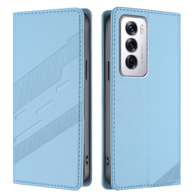 For OPPO Reno12 5G Embossed Multi-functional Wallet Retro Leather Phone Case