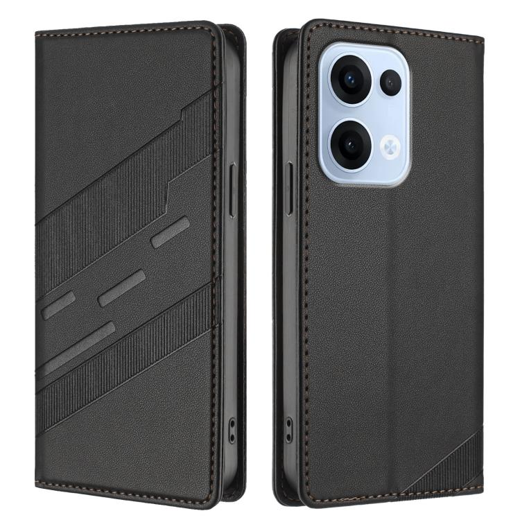 For OPPO Reno13 5G Embossed Multi-functional Wallet Retro Leather Phone Case