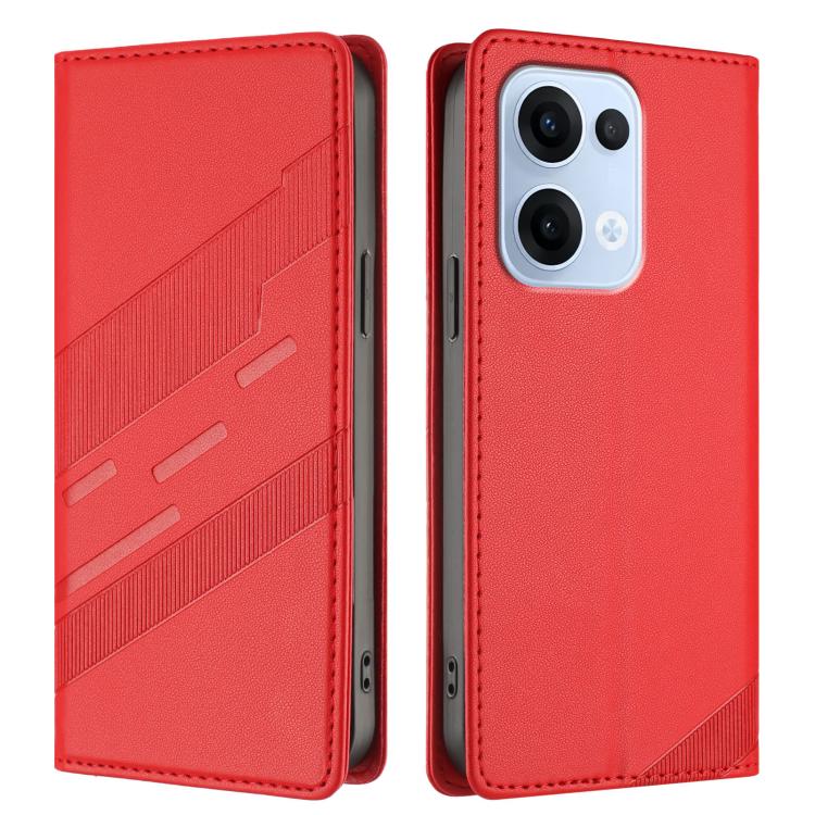 For OPPO Reno13 5G Embossed Multi-functional Wallet Retro Leather Phone Case