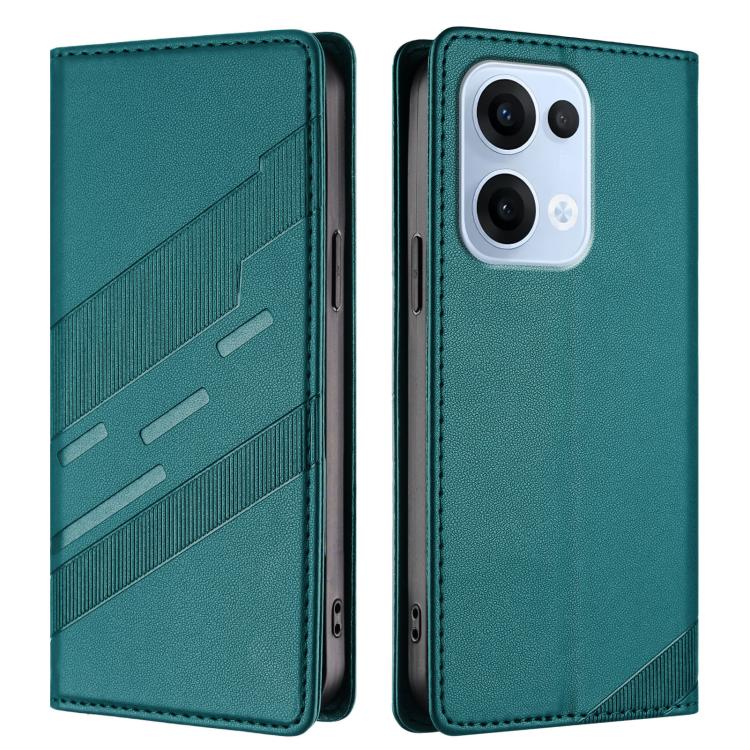 For OPPO Reno13 5G Embossed Multi-functional Wallet Retro Leather Phone Case