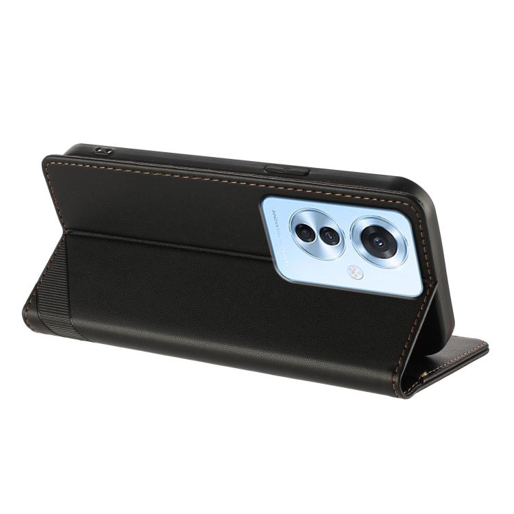 For OPPO Reno11 F Embossed Multi-functional Wallet Retro Leather Phone Case