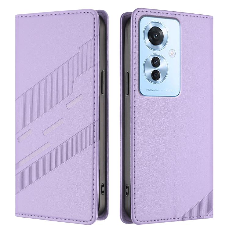 For OPPO Reno11 F Embossed Multi-functional Wallet Retro Leather Phone Case