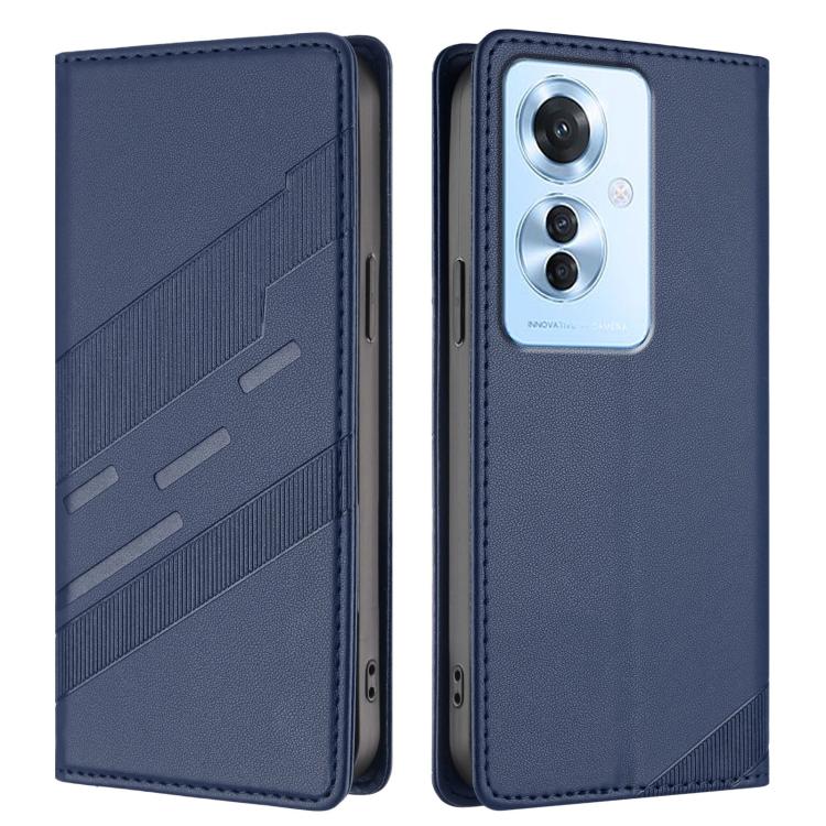 For OPPO Reno11 F Embossed Multi-functional Wallet Retro Leather Phone Case