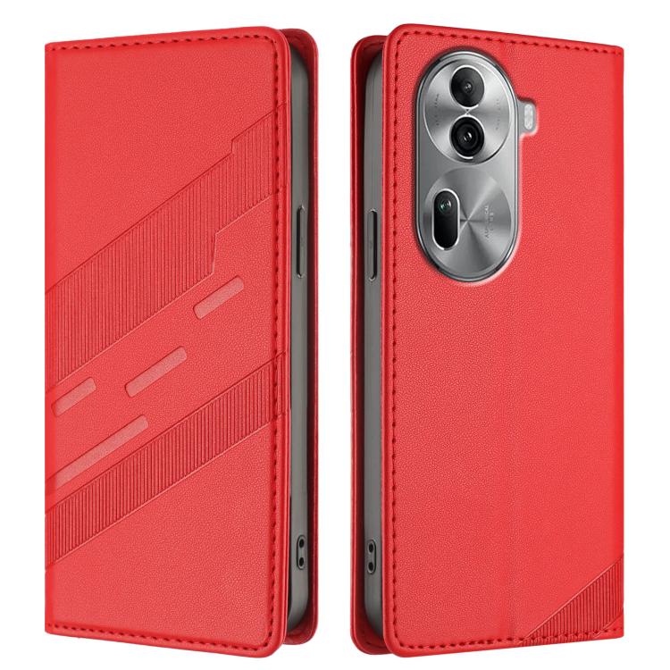 For OPPO Reno11 Pro Embossed Multi-functional Wallet Retro Leather Phone Case