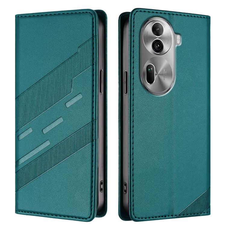 For OPPO Reno11 Pro Embossed Multi-functional Wallet Retro Leather Phone Case