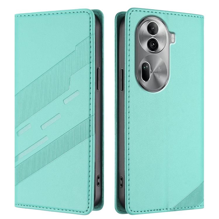 For OPPO Reno11 Pro Embossed Multi-functional Wallet Retro Leather Phone Case