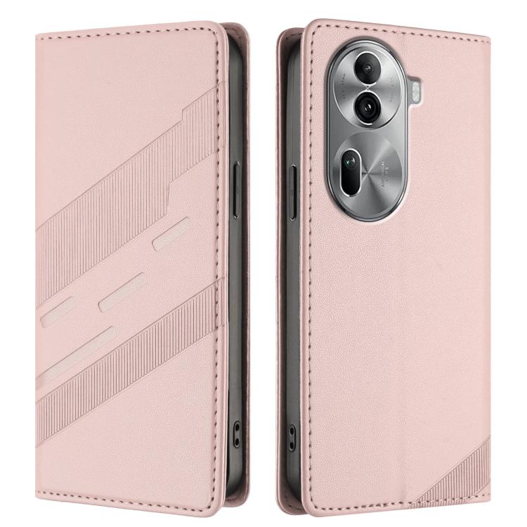 For OPPO Reno11 Pro Embossed Multi-functional Wallet Retro Leather Phone Case