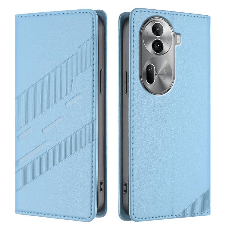 For OPPO Reno11 Pro Embossed Multi-functional Wallet Retro Leather Phone Case