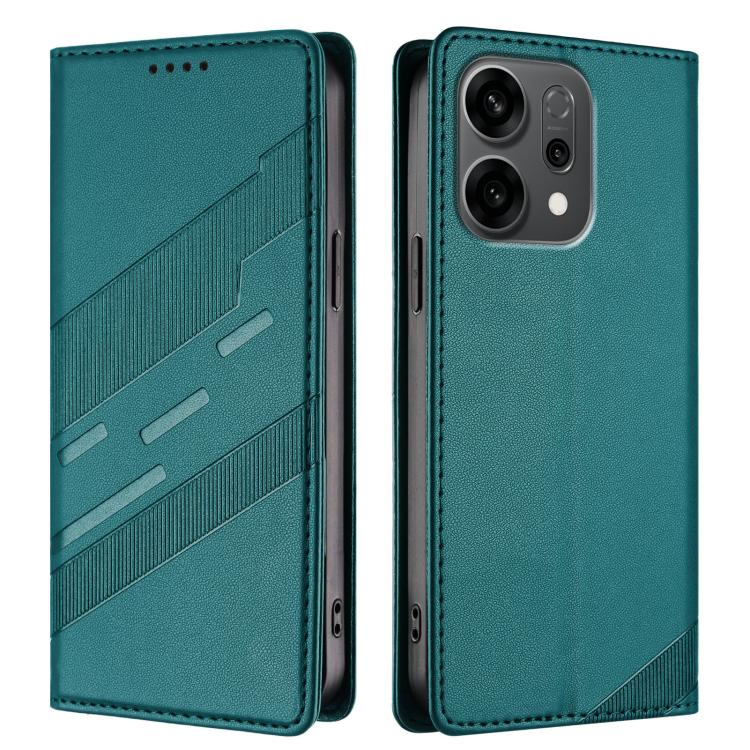 For OPPO Reno14 F 5G Embossed Multi-functional Wallet Retro Leather Phone Case