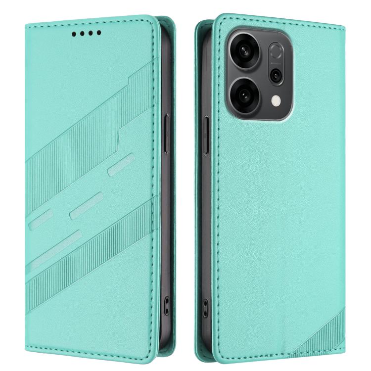 For OPPO Reno14 F 5G Embossed Multi-functional Wallet Retro Leather Phone Case