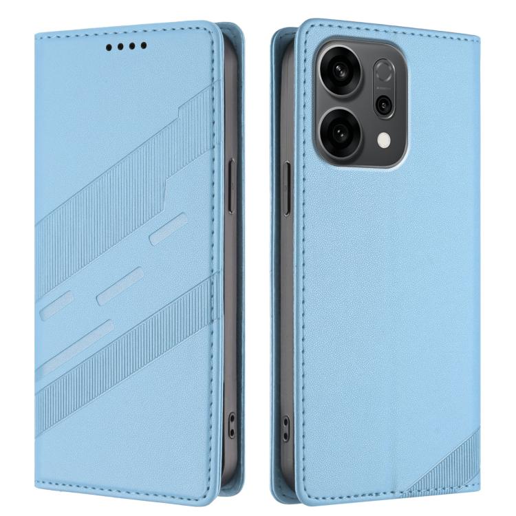 For OPPO Reno14 F 5G Embossed Multi-functional Wallet Retro Leather Phone Case