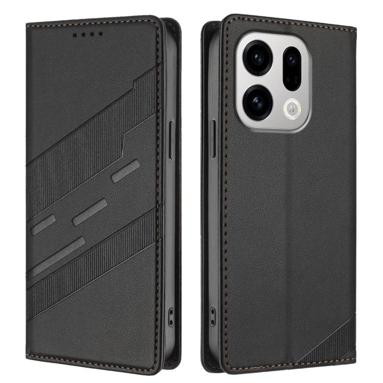 For OPPO Find X9 Embossed Multi-functional Wallet Retro Leather Phone Case