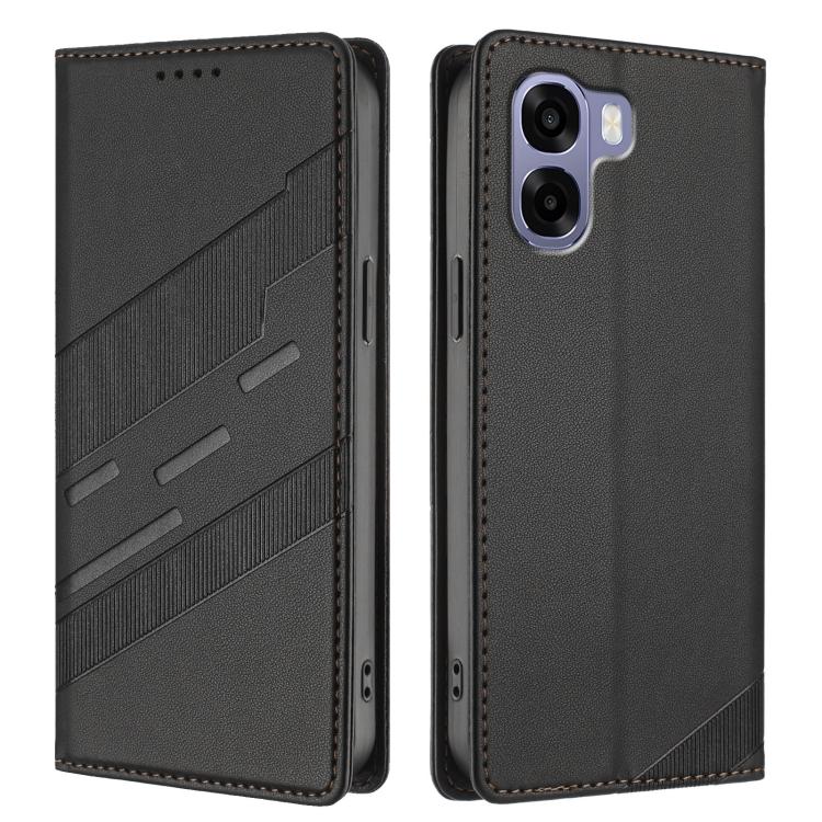 For OPPO A6x / A6T / A6 4G Global Embossed Multi-functional Wallet Retro Leather Phone Case