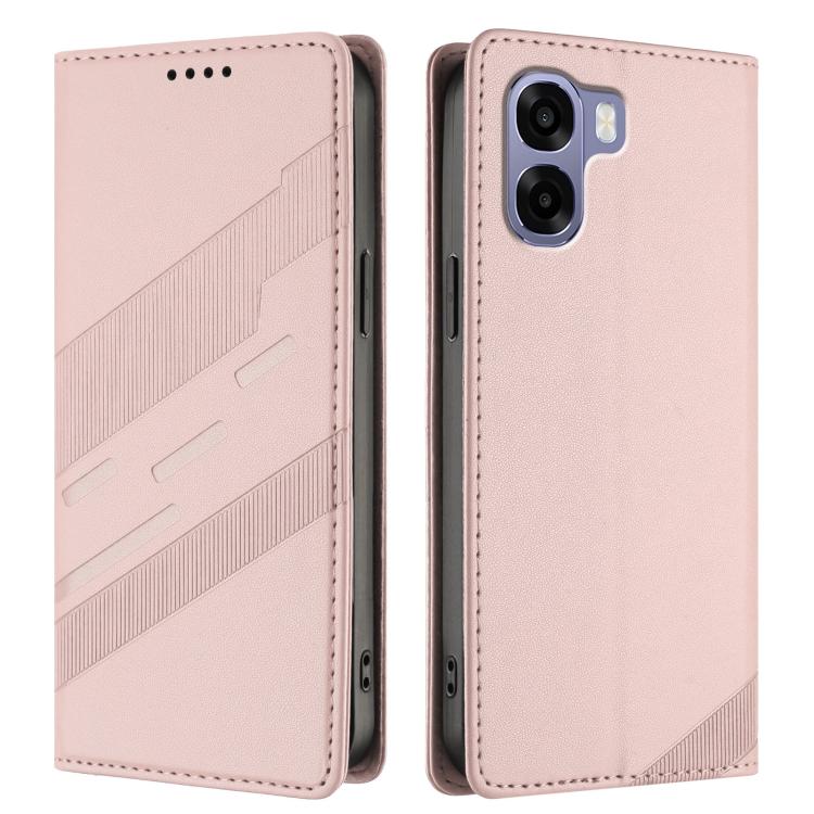 For OPPO A6x / A6T / A6 4G Global Embossed Multi-functional Wallet Retro Leather Phone Case