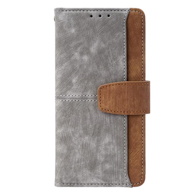 For iPhone 11 Pro Color Stitching Skin Feel Leather RFID Blocking Phone Case