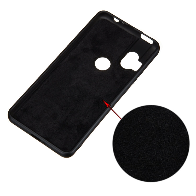 For Motorola Moto One Hyper Solid Color Liquid Silicone Dropproof Full Coverage Protective Case