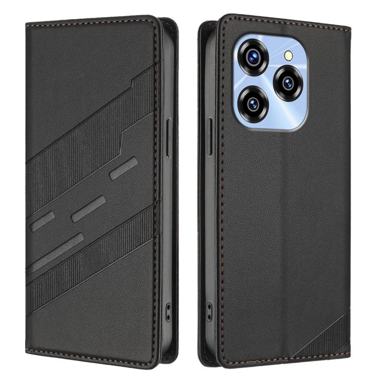 For Oukitel C50 Embossed Multi-functional Wallet Retro Leather Phone Case