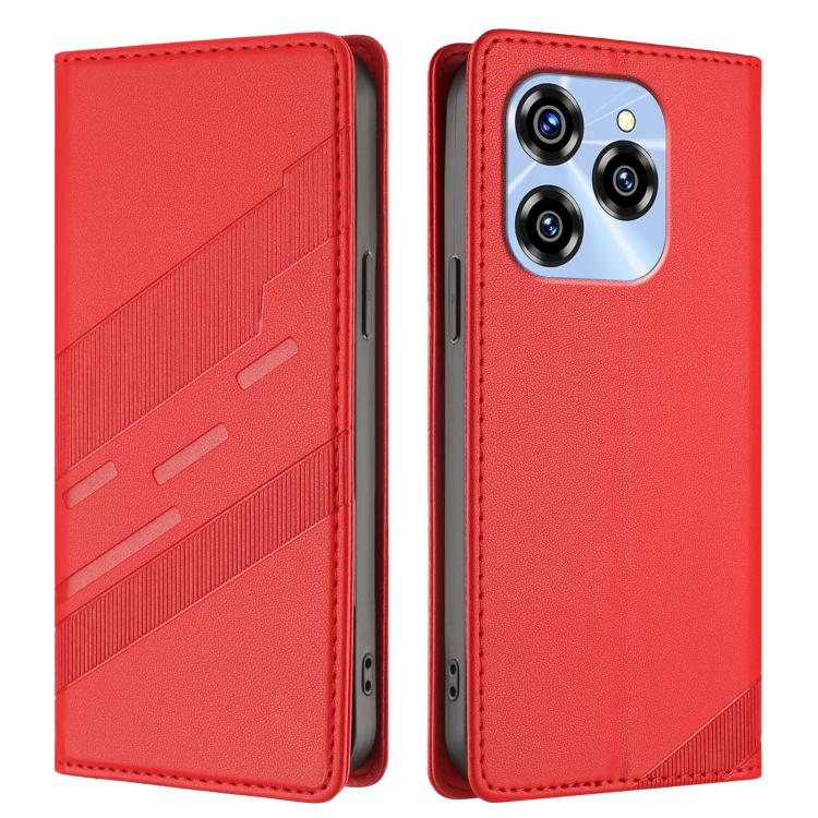 For Oukitel C50 Embossed Multi-functional Wallet Retro Leather Phone Case