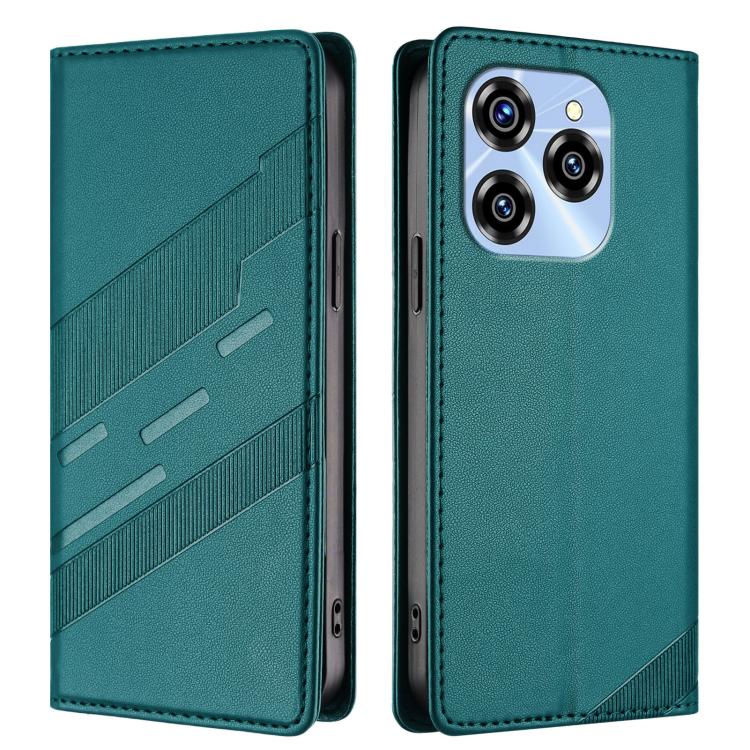 For Oukitel C50 Embossed Multi-functional Wallet Retro Leather Phone Case