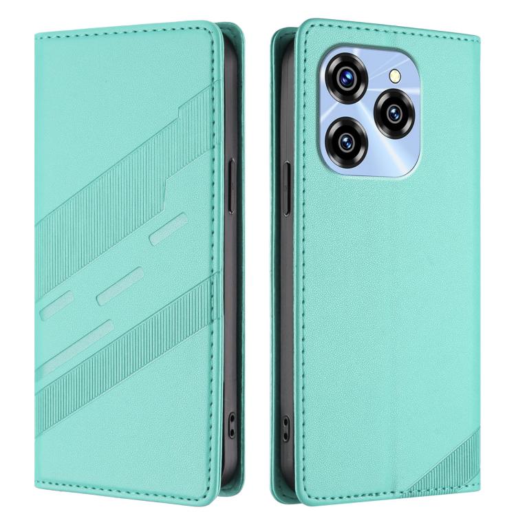 For Oukitel C50 Embossed Multi-functional Wallet Retro Leather Phone Case