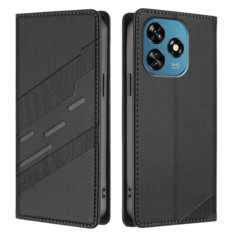 For Oukitel C51 Embossed Multi-functional Wallet Retro Leather Phone Case