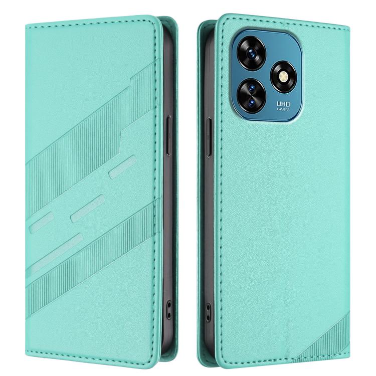 For Oukitel C51 Embossed Multi-functional Wallet Retro Leather Phone Case