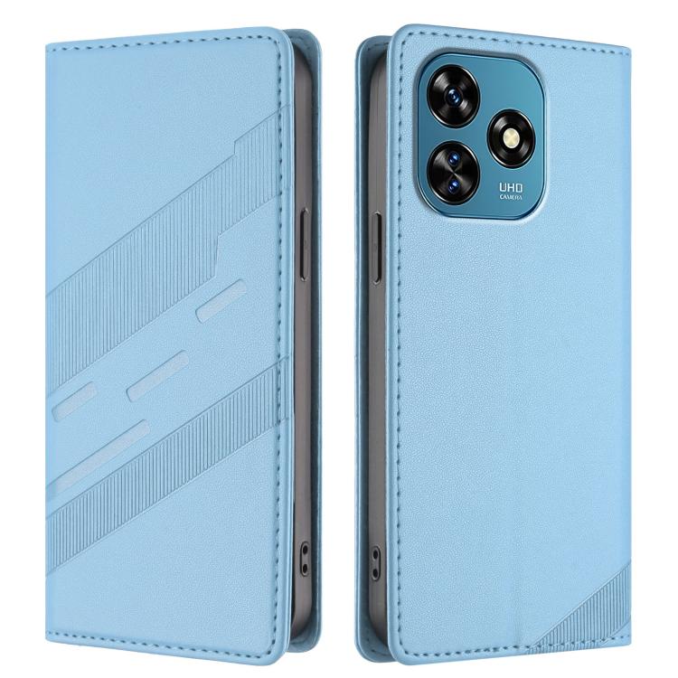 For Oukitel C51 Embossed Multi-functional Wallet Retro Leather Phone Case