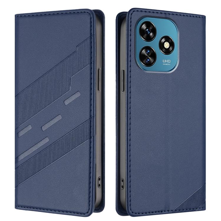 For Oukitel C51 Embossed Multi-functional Wallet Retro Leather Phone Case