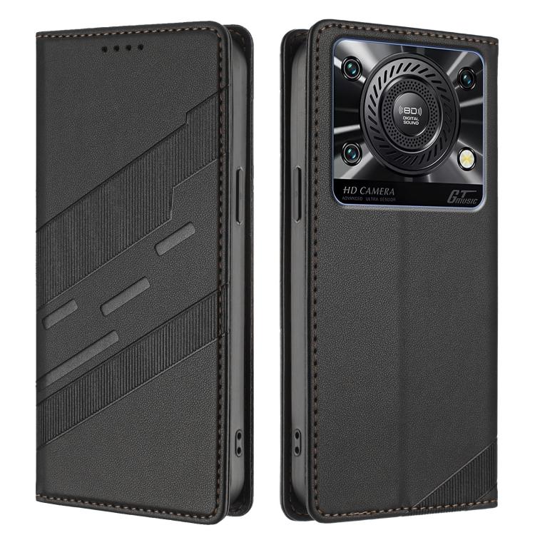 For Oukitel C60 / C60 Pro Embossed Multi-functional Wallet Retro Leather Phone Case
