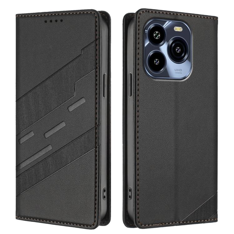 For Oukitel C65 / C65 Pro Embossed Multi-functional Wallet Retro Leather Phone Case