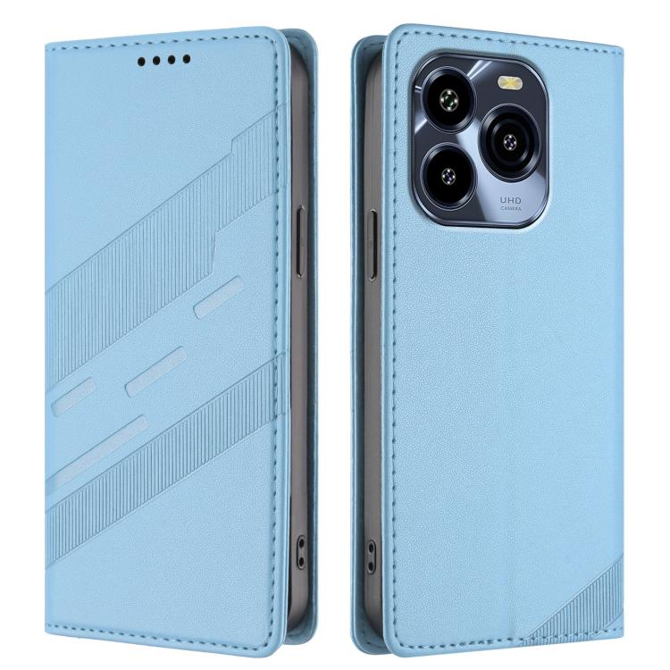 For Oukitel C65 / C65 Pro Embossed Multi-functional Wallet Retro Leather Phone Case
