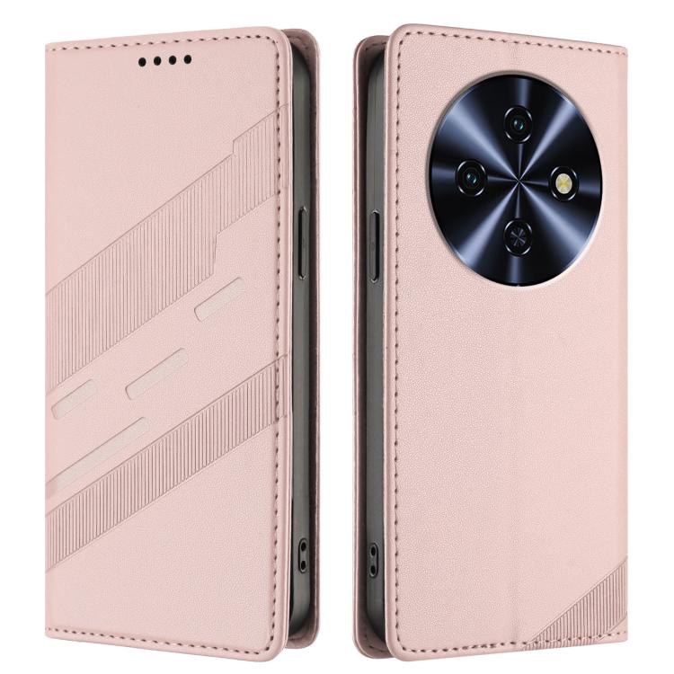For Oukitel C5 4G Embossed Multi-functional Wallet Retro Leather Phone Case