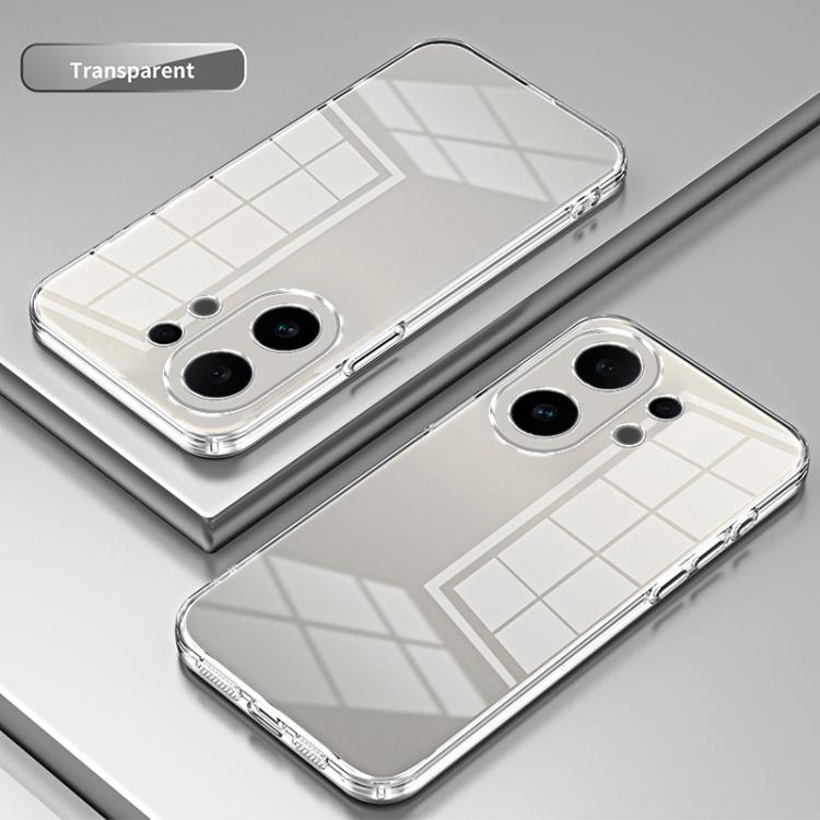 For vivo S30 Transparent Plating Fine Hole Phone Case