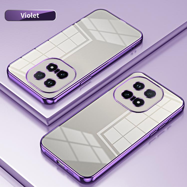 For vivo iQOO 15 Transparent Plating Fine Hole Phone Case