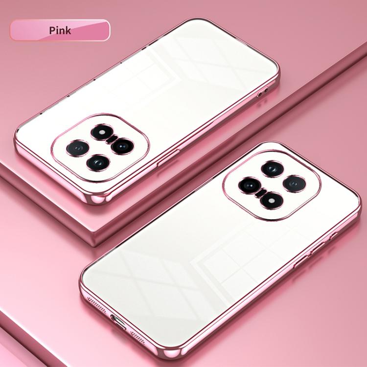 For vivo iQOO 15 Transparent Plating Fine Hole Phone Case