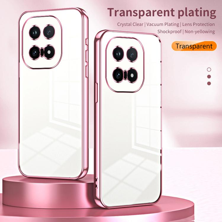 For vivo iQOO 15 Transparent Plating Fine Hole Phone Case
