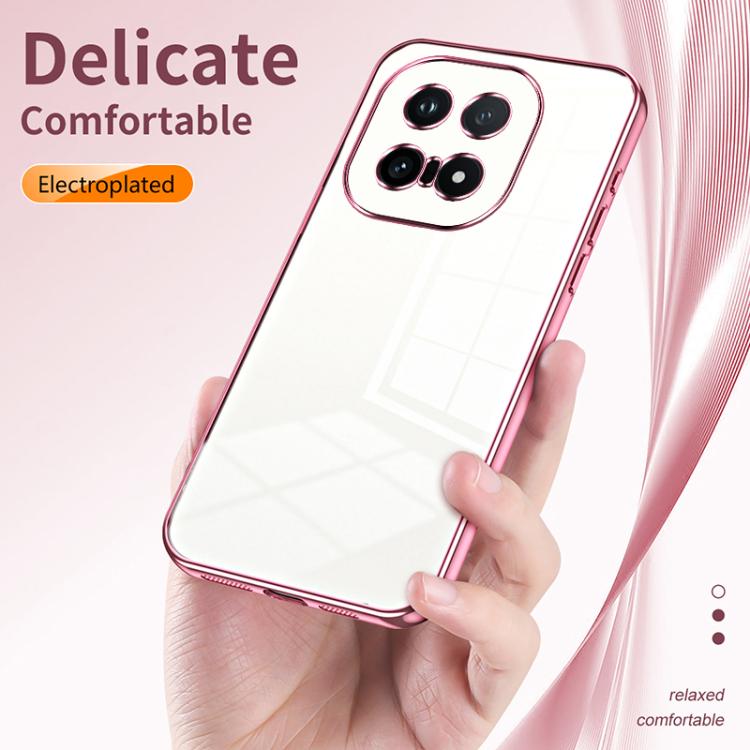 For vivo iQOO 15 Transparent Plating Fine Hole Phone Case