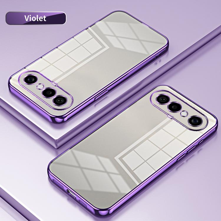 For vivo S50 Pro mini Transparent Plating Fine Hole Phone Case